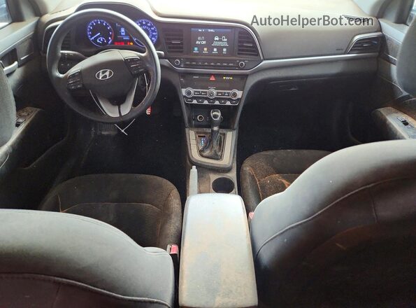 5NPD84LF8LH510668 2020 HYUNDAI ELANTRA Gray Առջևի վահանակի տեսք
