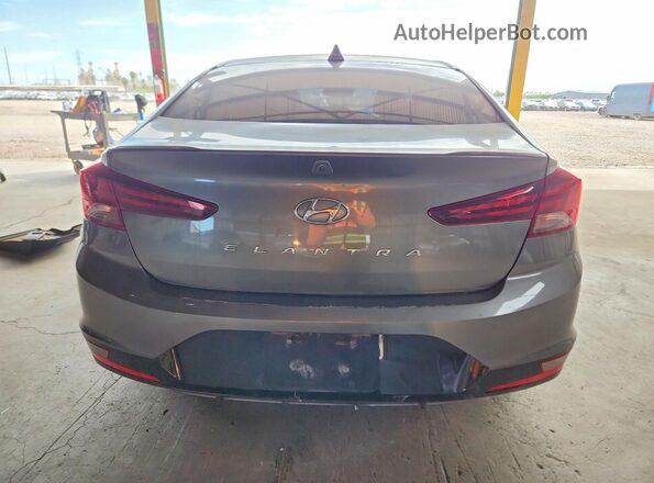 5NPD84LF8LH510668 2020 HYUNDAI ELANTRA Gray Հետևի տեսք