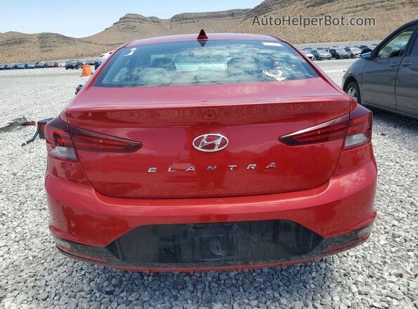 5NPD84LF8LH530645 2020 HYUNDAI ELANTRA Red Հետևի տեսք
