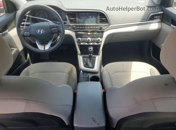 5NPD84LF8LH530645 2020 HYUNDAI ELANTRA Red Առջևի վահանակի տեսք