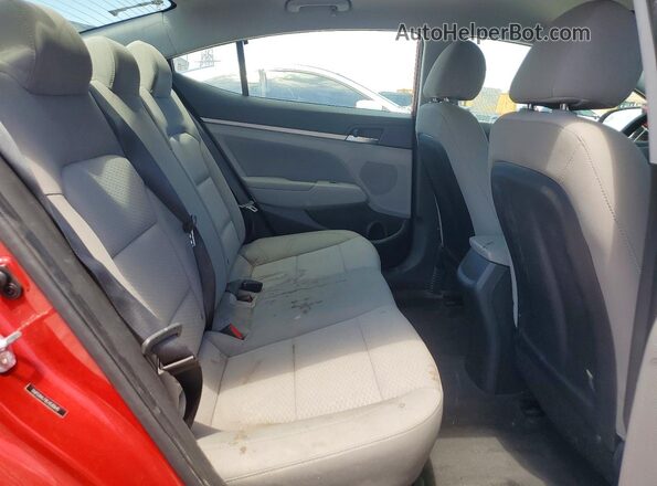 5NPD84LF8LH530645 2020 HYUNDAI ELANTRA Red Հետևի նստատեղերի տեսք