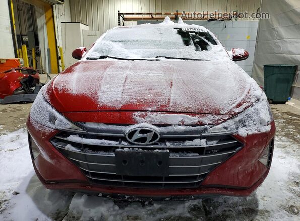 5NPD84LF8LH543332 2020 HYUNDAI ELANTRA Red Front view