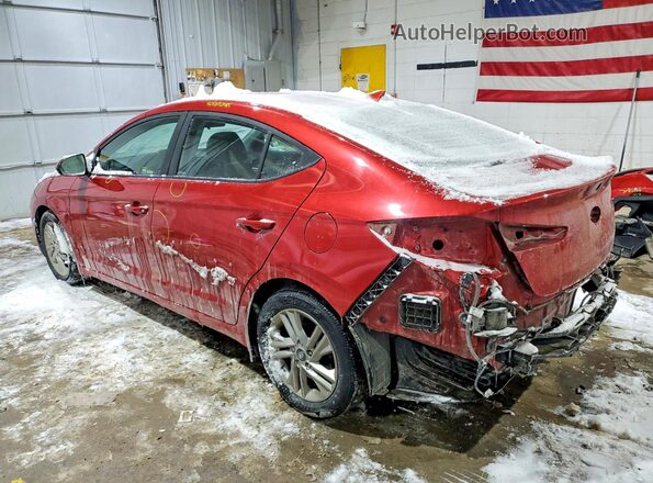 5NPD84LF8LH543332 2020 HYUNDAI ELANTRA Red Rear left