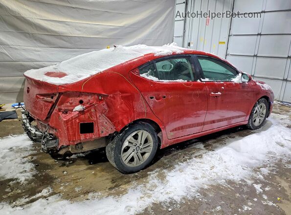 5NPD84LF8LH543332 2020 HYUNDAI ELANTRA Red Rear right