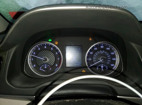 5NPD84LF8LH543332 2020 HYUNDAI ELANTRA Red Instrument cluster view