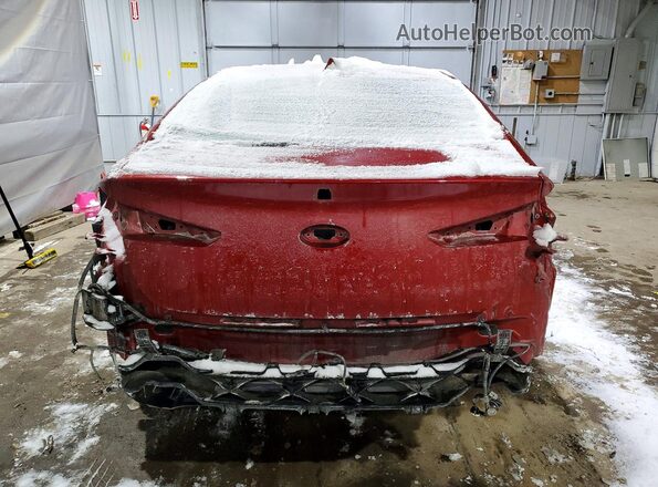 5NPD84LF8LH543332 2020 HYUNDAI ELANTRA Red Rear view