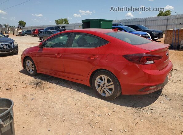 5NPD84LF8LH554573 2020 HYUNDAI ELANTRA Red Rear left