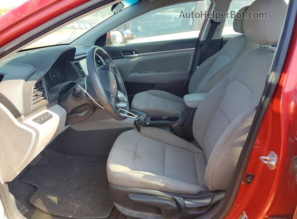 5NPD84LF8LH554573 2020 HYUNDAI ELANTRA Red Front interior view
