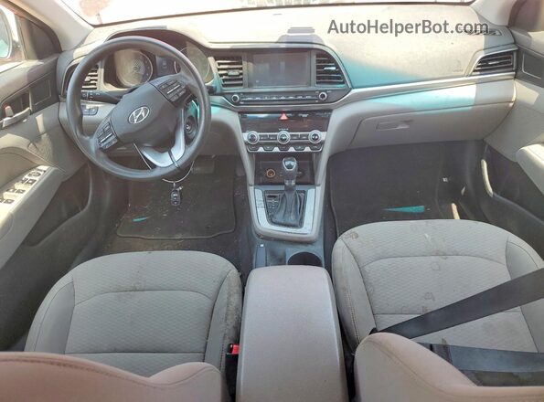 5NPD84LF8LH554573 2020 HYUNDAI ELANTRA Red Dashboard view