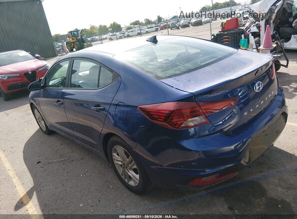 5NPD84LF8LH560759 2020 HYUNDAI ELANTRA Blue Trasero izquierdo