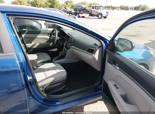 5NPD84LF8LH560759 2020 HYUNDAI ELANTRA Blue Vista interior delantera