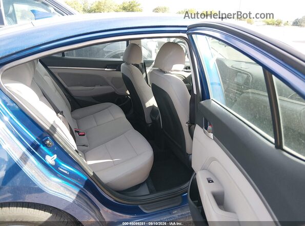 5NPD84LF8LH560759 2020 HYUNDAI ELANTRA Blue Vista de la etiqueta del VIN