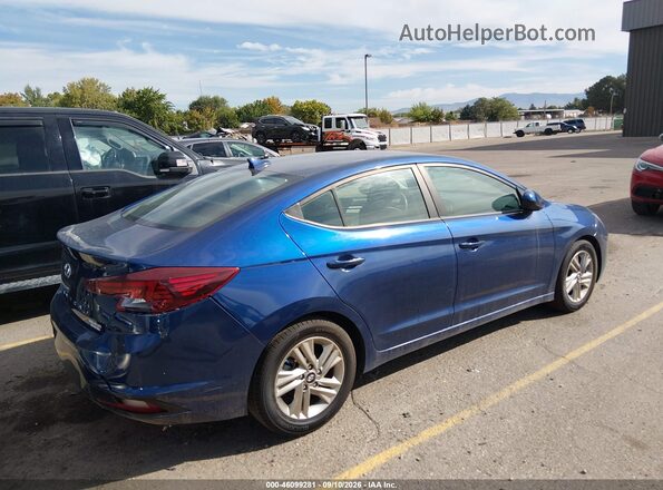 5NPD84LF8LH560759 2020 HYUNDAI ELANTRA Blue Trasero derecho