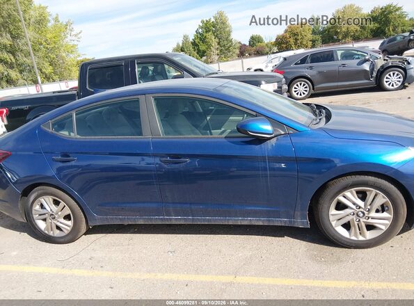 5NPD84LF8LH560759 2020 HYUNDAI ELANTRA Blue Vista interior trasera