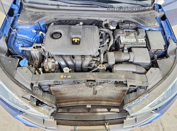 5NPD84LF8LH595933 2020 HYUNDAI ELANTRA Blue Вид задньої частини салону
