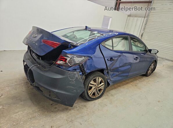 5NPD84LF8LH595933 2020 HYUNDAI ELANTRA Blue Задня права чверть