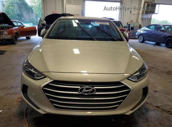 5NPD84LF9HH032719 2017 HYUNDAI ELANTRA Gold Front view
