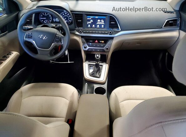 5NPD84LF9HH032719 2017 HYUNDAI ELANTRA Gold Dashboard view