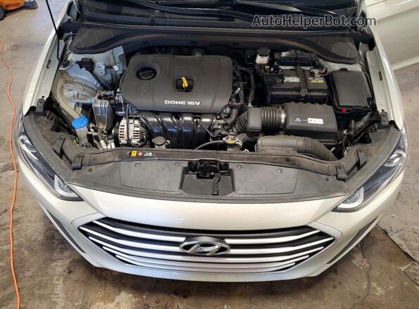 5NPD84LF9HH032719 2017 HYUNDAI ELANTRA Gold Rear interior view