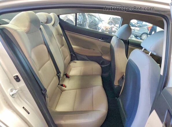 5NPD84LF9HH032719 2017 HYUNDAI ELANTRA Gold Rear seats view