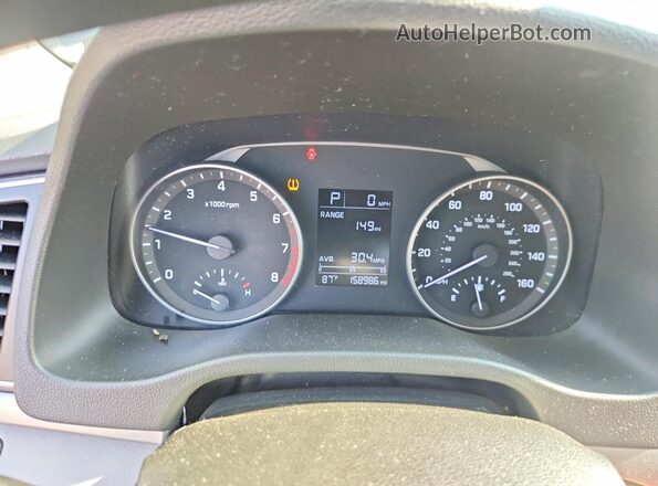 5NPD84LF9HH048550 2017 HYUNDAI ELANTRA Gray Սարքավորումների վահանակի տեսք