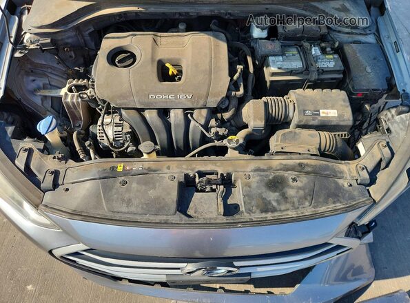 5NPD84LF9HH048550 2017 HYUNDAI ELANTRA Gray Սալոնի հետևի տեսք