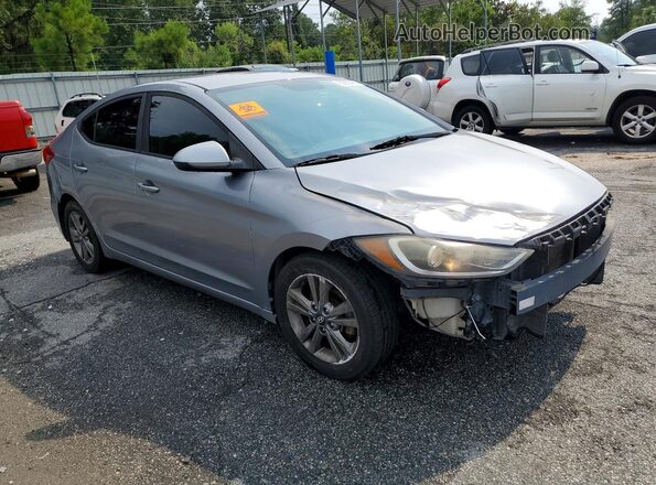5NPD84LF9HH083489 2017 HYUNDAI ELANTRA Серый Передняя правая четверть