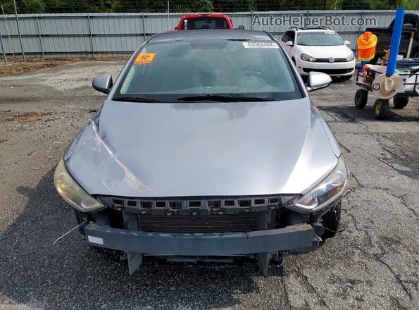 5NPD84LF9HH083489 2017 HYUNDAI ELANTRA Серый Вид спереди