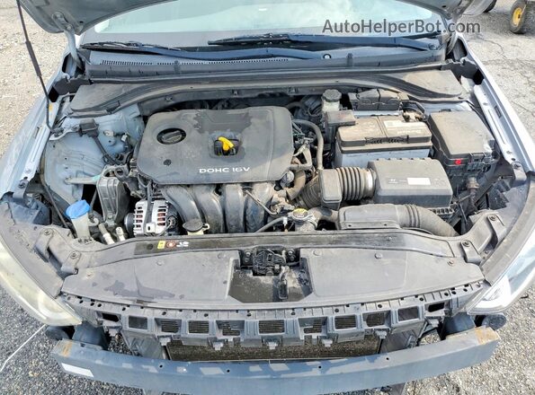 5NPD84LF9HH083489 2017 HYUNDAI ELANTRA Серый Вид задней части салона