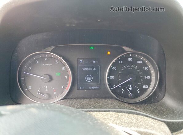 5NPD84LF9HH083489 2017 HYUNDAI ELANTRA Серый Вид щитка приборов