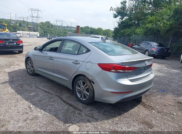 5NPD84LF9HH107080 2017 HYUNDAI ELANTRA Серебряный Задняя левая четверть