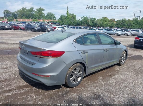 5NPD84LF9HH107080 2017 HYUNDAI ELANTRA Серебряный Задняя правая четверть