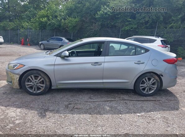 5NPD84LF9HH107080 2017 HYUNDAI ELANTRA Серебряный Панорамный вид салона 360°