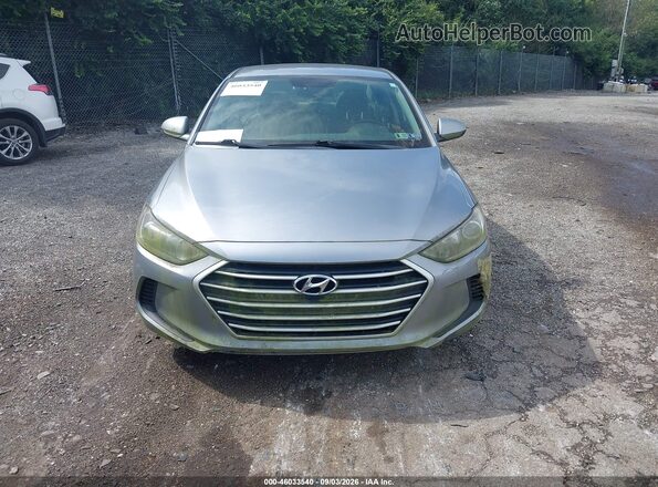 5NPD84LF9HH107080 2017 HYUNDAI ELANTRA Серебряный Вид щитка приборов