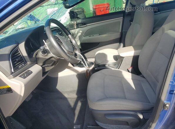 5NPD84LF9JH242338 2018 HYUNDAI ELANTRA Blue Սալոնի դիմացի տեսք
