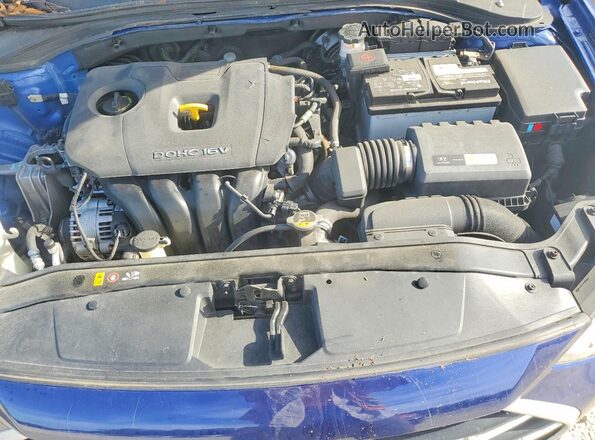 5NPD84LF9JH242338 2018 HYUNDAI ELANTRA Blue Սալոնի հետևի տեսք