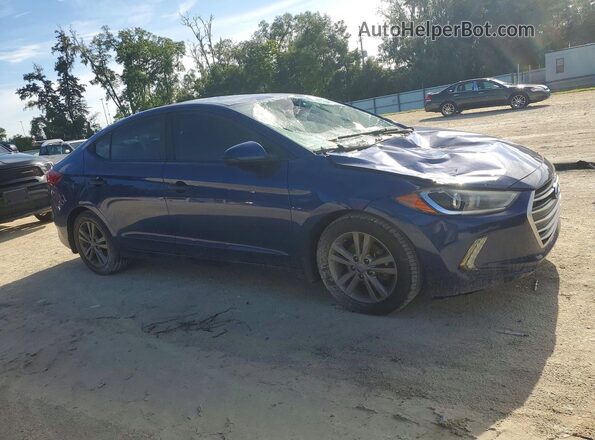 5NPD84LF9JH242338 2018 HYUNDAI ELANTRA Blue Առջևի աջ