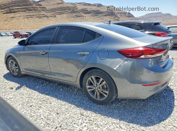 5NPD84LF9JH250035 2018 HYUNDAI ELANTRA Gray Հետևի ձախ