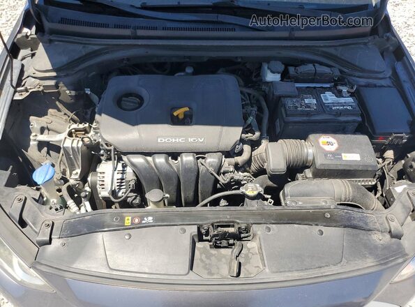 5NPD84LF9JH250035 2018 HYUNDAI ELANTRA Gray Սալոնի հետևի տեսք