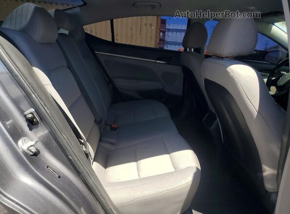 5NPD84LF9JH250035 2018 HYUNDAI ELANTRA Gray Հետևի նստատեղերի տեսք
