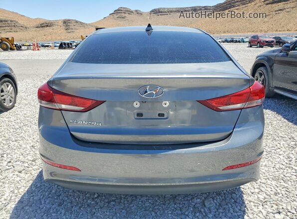 5NPD84LF9JH250035 2018 HYUNDAI ELANTRA Gray Հետևի տեսք