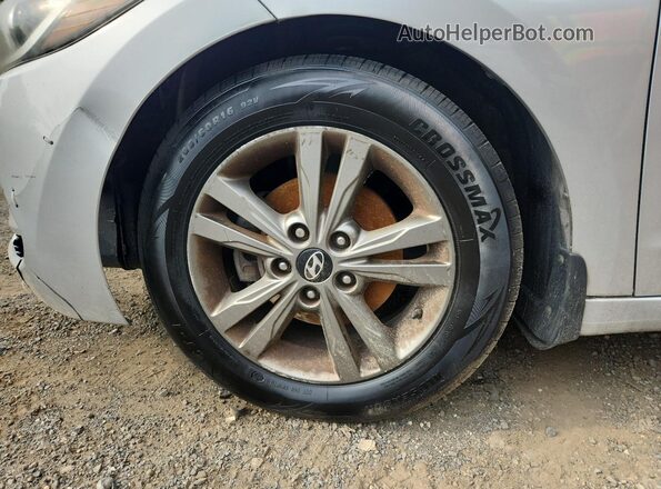 5NPD84LF9JH250438 2018 HYUNDAI ELANTRA Silver Вид наклейки з VIN-кодом