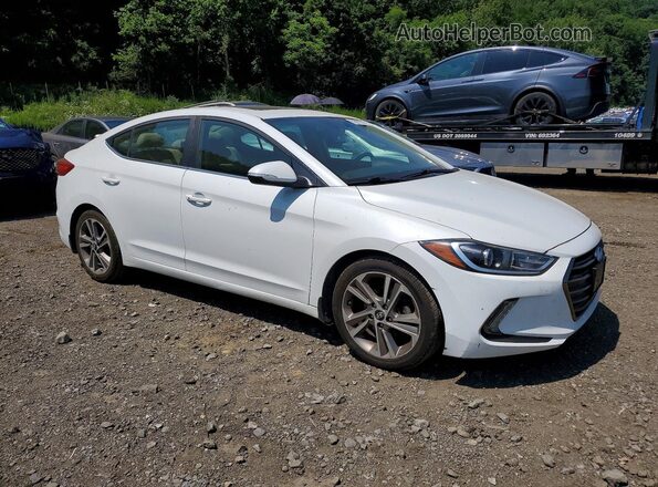 5NPD84LF9JH269670 2018 HYUNDAI ELANTRA White Przód prawy