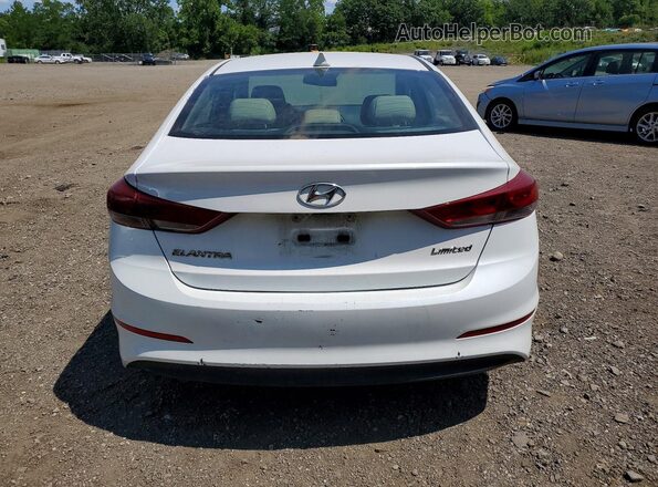5NPD84LF9JH269670 2018 HYUNDAI ELANTRA White Widok z tyłu