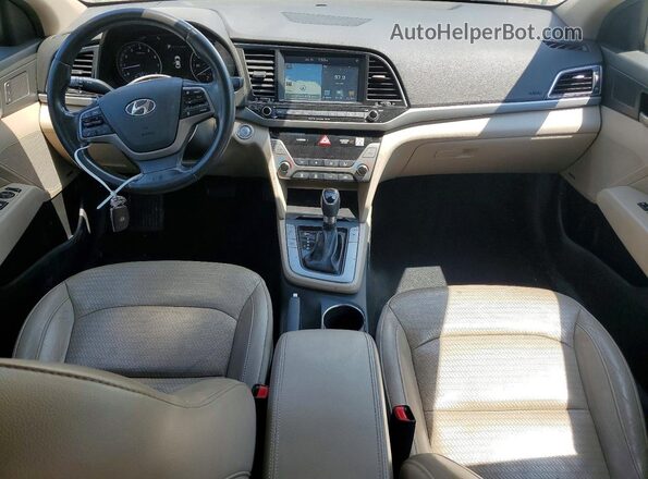 5NPD84LF9JH269670 2018 HYUNDAI ELANTRA White Widok deski rozdzielczej