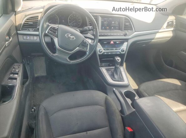 5NPD84LF9JH287621 2018 HYUNDAI ELANTRA Black Widok deski rozdzielczej