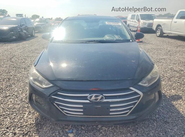 5NPD84LF9JH287621 2018 HYUNDAI ELANTRA Black Widok z przodu