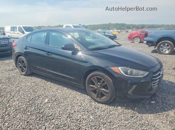 5NPD84LF9JH287621 2018 HYUNDAI ELANTRA Black Przód prawy