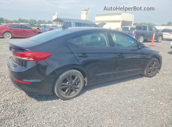5NPD84LF9JH287621 2018 HYUNDAI ELANTRA Black Tył prawy