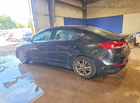 5NPD84LF9JH328782 2018 HYUNDAI ELANTRA Black Trasero izquierdo
